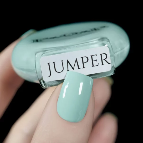 bottom of nail polish bottle with name Jumper